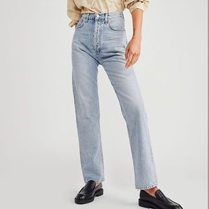 NWOT agolde 90s pinch waist high rise straight jean
